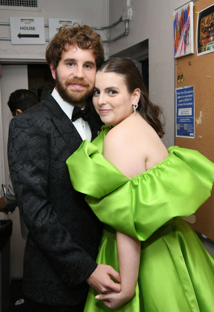 Ben Platt and Beanie Feldstein.