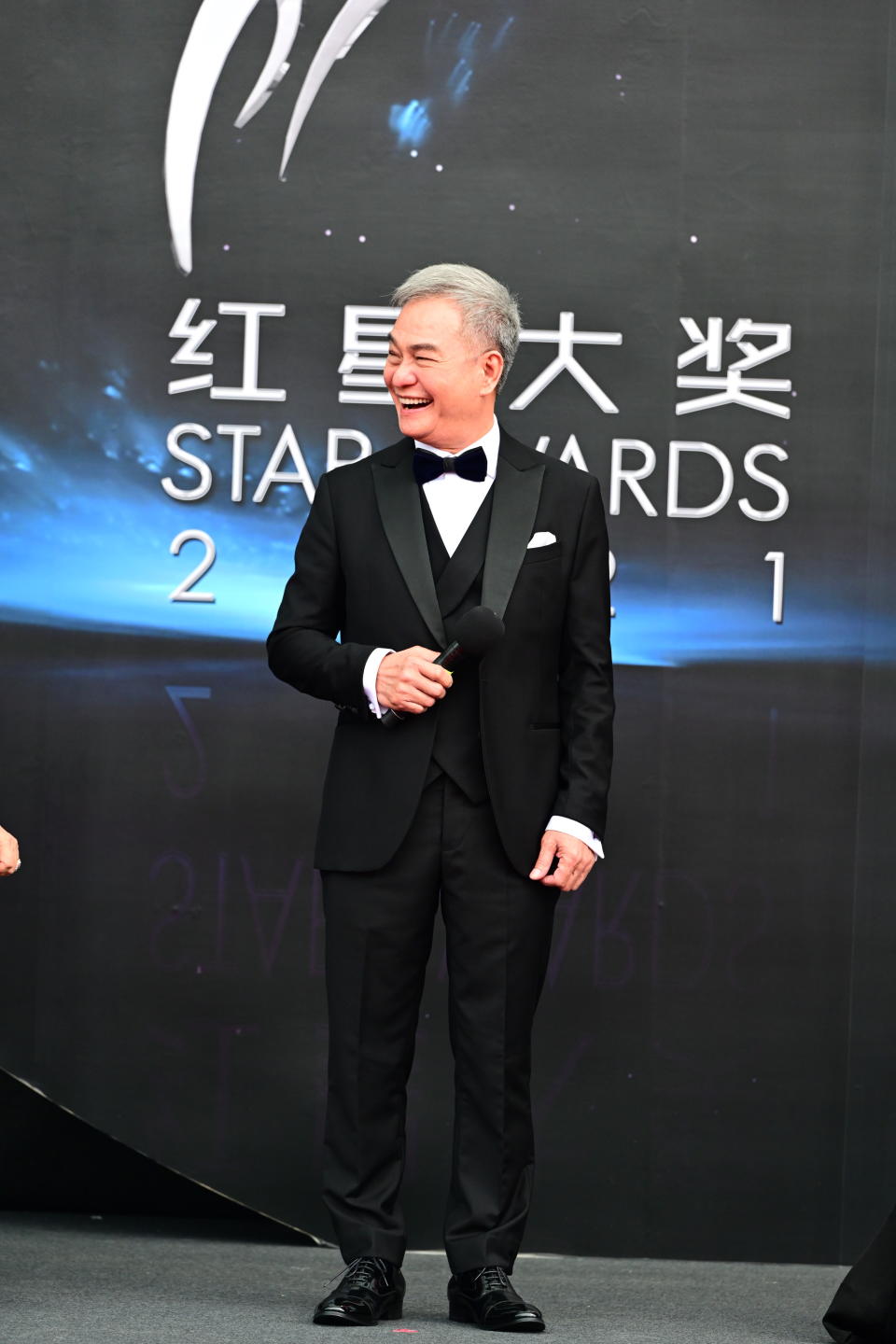 Richard Low at Star Awards held at Changi Airport on 18 April 2021. (Photo: Mediacorp)