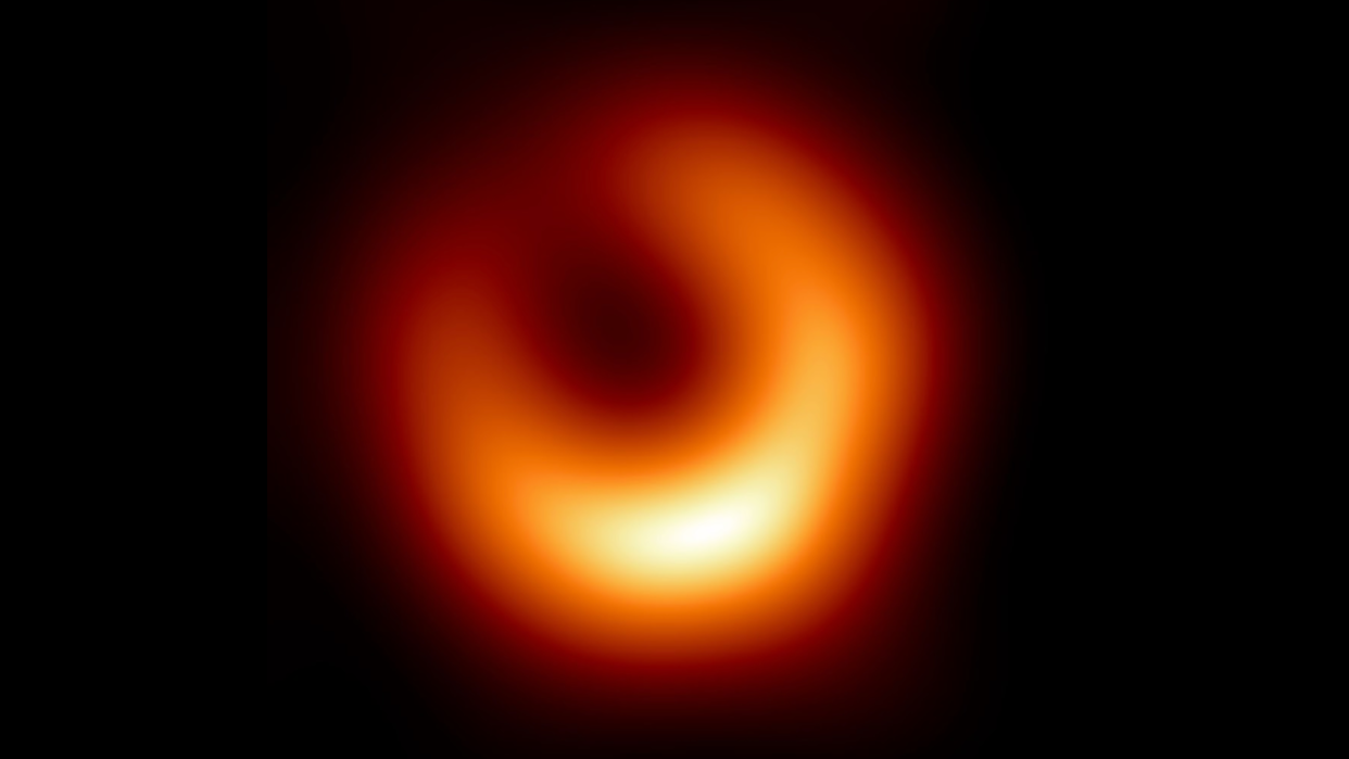  A second image of M87* the first black hole seen by humanity as it appeared in April 2018. 