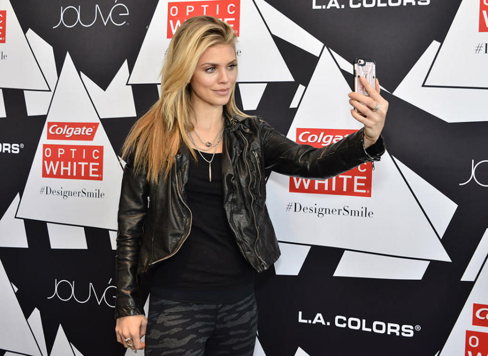 AnnaLynne McCord attends the Colgate Optic White Beauty Bar √ê Day 1 at Hudson Loft on February 13, 2016 in Los Angeles, California. Photo by Araya Diaz/Getty Images for BMF Media