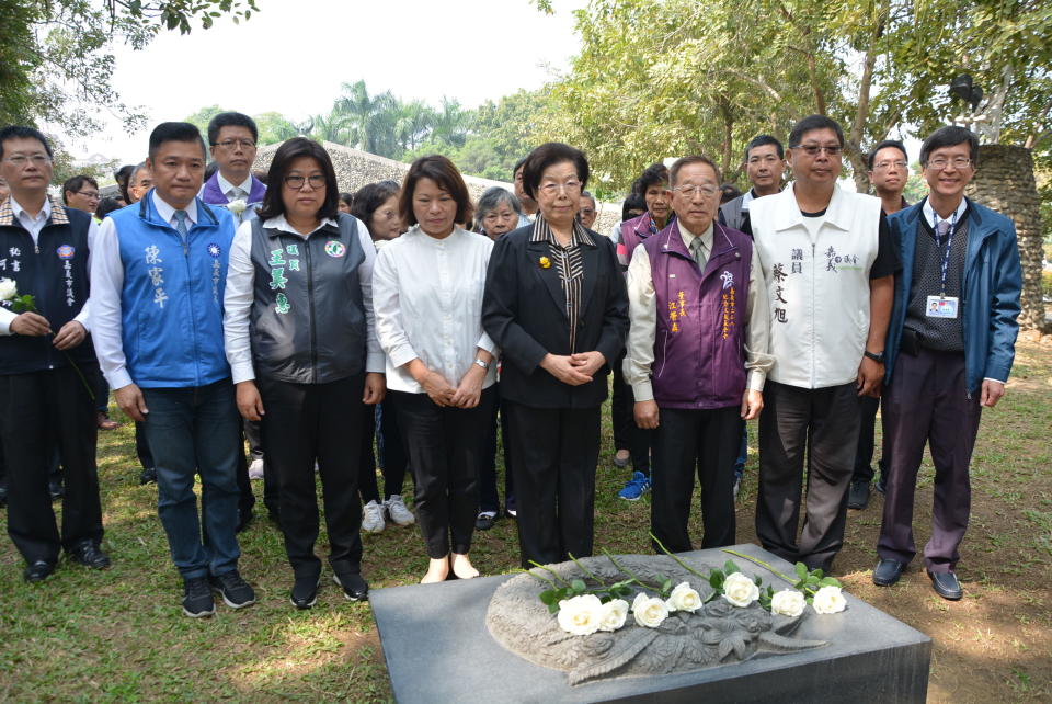 ▲各來賓表達對受難者的追思及緬懷之意。（圖／記者郭政隆攝影2019.2.27）