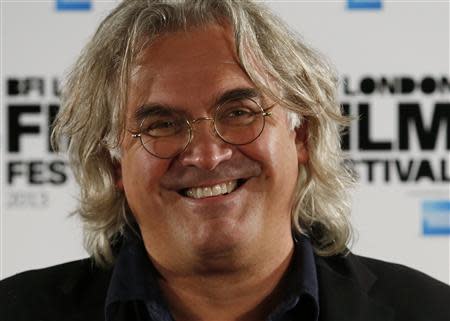Director Paul Greengrass attends a photocall for his film "Captain Phillips" during the BFI (British Film Institute) London Film Festival October 9, 2013. REUTERS/Luke MacGregor