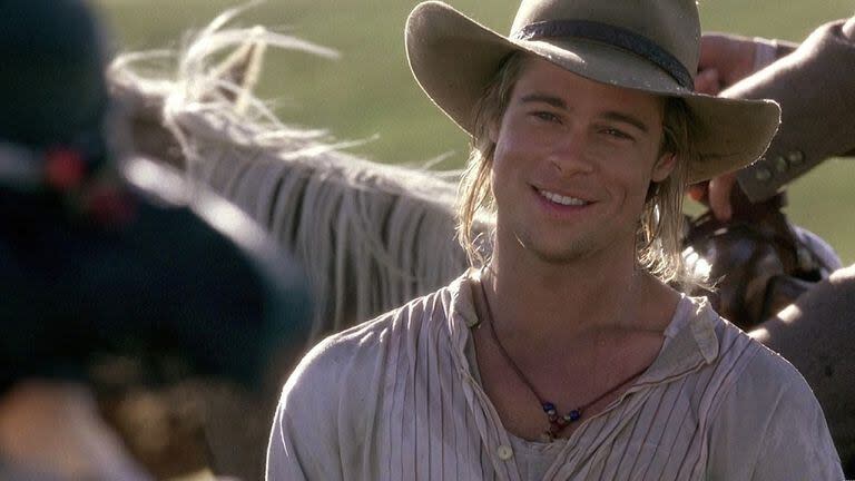 Brad Pitt, en una escena de Leyendas de pasión