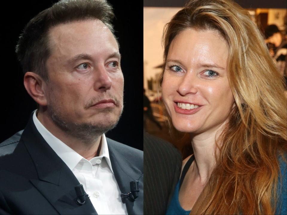 Pictures of Elon Musk and Justine Musk
