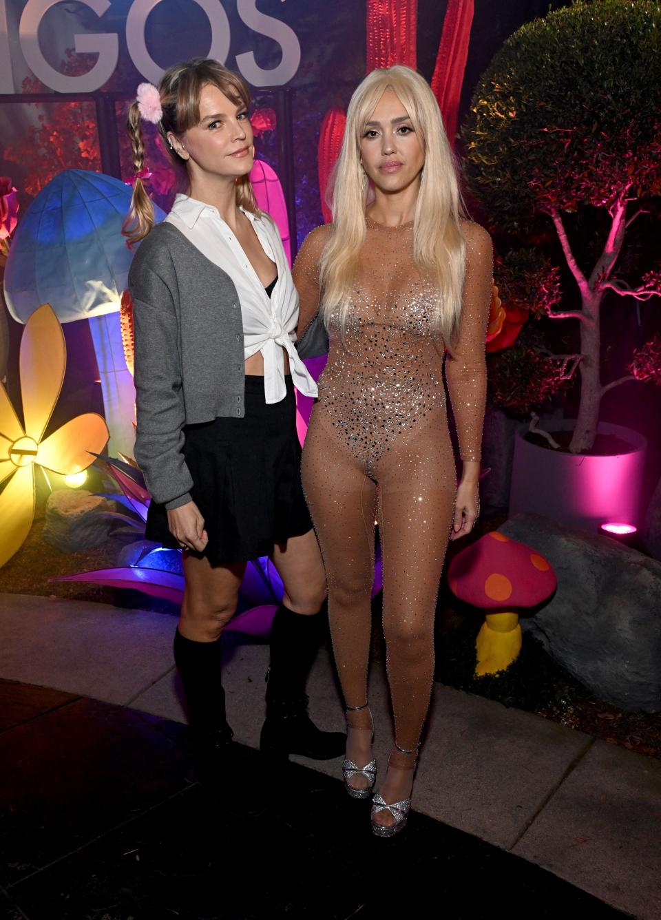 Jessica Alba at the Casamigos Halloween party