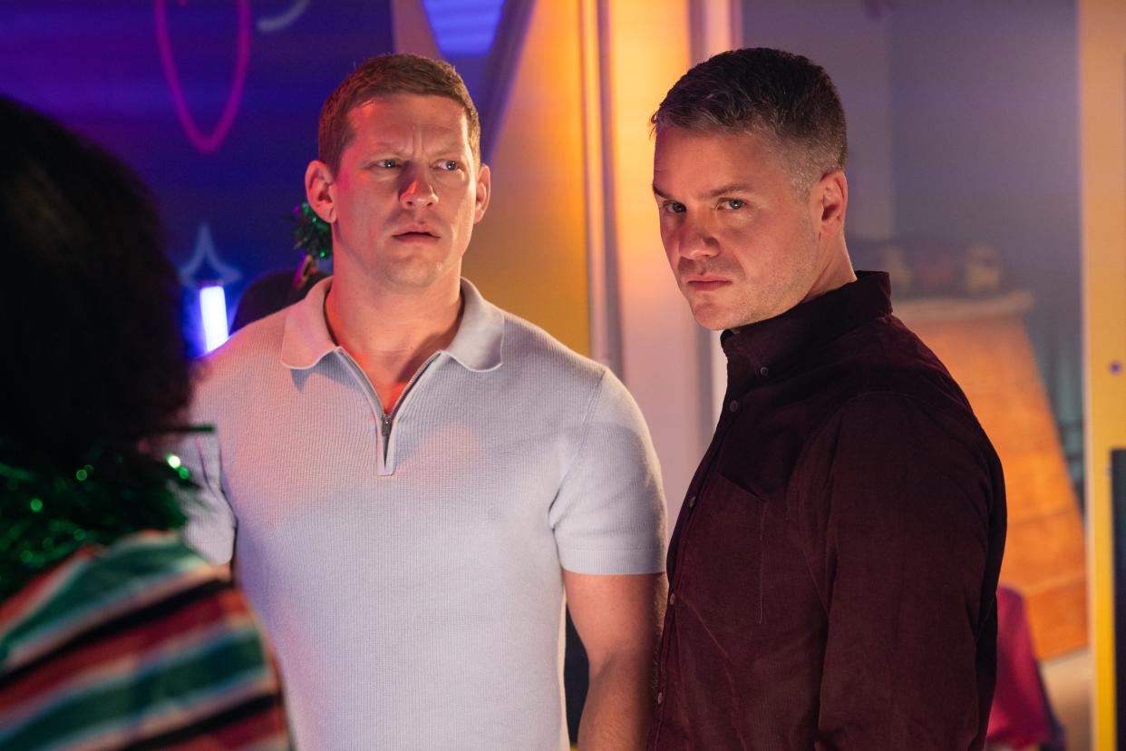  John Paul exposes Carter's secret in Hollyoaks . 