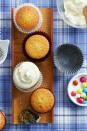 <p>Nothing beats a classic, but perhaps the best thing about these vanilla cupcakes is that you can be as inventive with the decorations as you want. Candy, sprinkles, frosting—anything goes!</p><p><strong><a href="https://www.womansday.com/food-recipes/food-drinks/recipes/a12444/vanilla-cupcakes-recipe-wdy0514/" rel="nofollow noopener" target="_blank" data-ylk="slk:Get the recipe.;elm:context_link;itc:0;sec:content-canvas" class="link ">Get the recipe.</a></strong></p><p><strong>RELATED: <a href="https://www.womansday.com/food-recipes/food-drinks/g1656/cupcake-ideas/" rel="nofollow noopener" target="_blank" data-ylk="slk:18 Crazy-Creative Cupcake Ideas;elm:context_link;itc:0;sec:content-canvas" class="link ">18 Crazy-Creative Cupcake Ideas</a></strong></p>