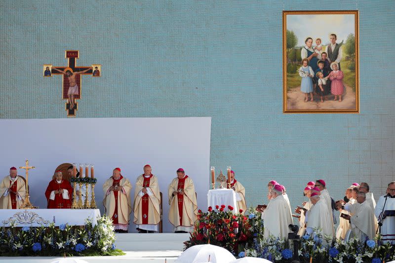 Beatification ceremony of the Ulma family