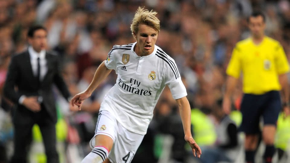 Ødegaard was unable to make an impact after moving to Real Madrid as a teenager. - Denis Doyle/Getty Images