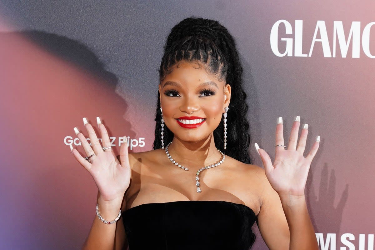 Halle Bailey at an event last year (PA Wire)