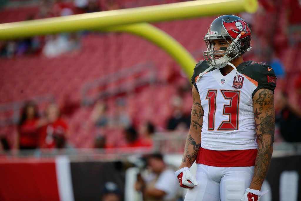 Mike Evans Sits During National Anthem to Protest Donald Trump's