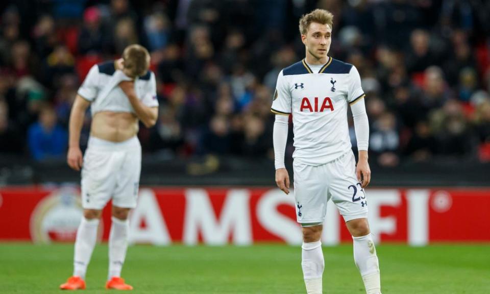 Wembley has not been a happy hunting ground for Tottenham in European competition this season