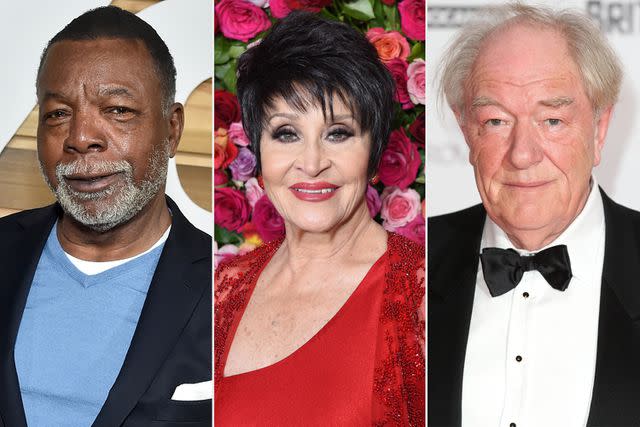 <p>Alberto E. Rodriguez/Getty; Jenny Anderson/Getty; Mike Marsland/WireImage</p> Carl Weathers, Chita Rivera, and Michael Gambon