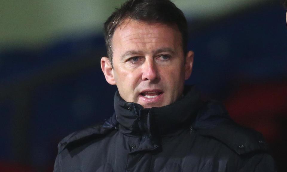 <span>Dougie Freedman, pictured in January, is believed to be open to moving to Manchester United.</span><span>Photograph: MatchDay Images Limited \ DW/Alamy</span>