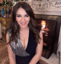 <p>The British actress posed in front of her fireplace to remember the "<a href="https://www.instagram.com/p/CJrQw4ElK6E/" rel="nofollow noopener" target="_blank" data-ylk="slk:Last night of Christmas decorations;elm:context_link;itc:0;sec:content-canvas" class="link ">Last night of Christmas decorations</a>" at her home in Herefordshire, England. The star spent the holidays with her family, including her 18-year-old son Damian.</p>