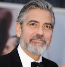 George Clooney arrives at the oscars. (Credit: Getty)