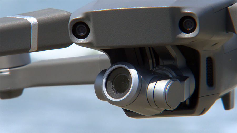 The Mavic 2 Zoom has a smaller sensor, but it zooms 2X.