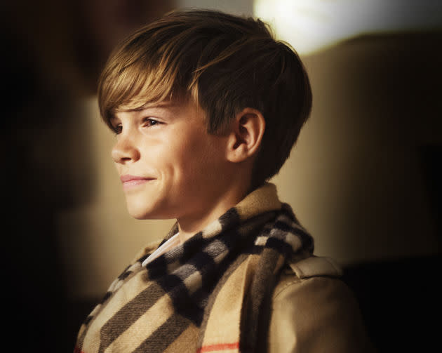 Romeo Beckham stars in new Burberry campaign