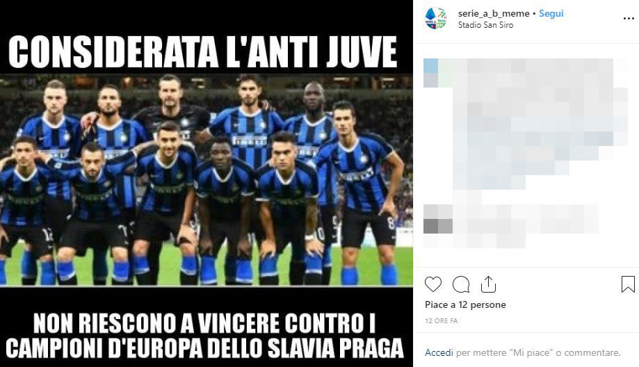 Da un parrucchino a forma di gatto sulla testa del tecnico dell'Inter, all'esultanza di Wanda e Icardi, fino al milanista Matteo Salvini con un cartello in mano in cui la scritta "1° partito in Italia, Grazie" è stata sostituita da "La birra di Praga è la migliore". Tra meme, fotomontaggi e illustrazioni taglienti sul debutto in salita dell'Inter in Champions gli utenti non si sono davvero risparmiati.