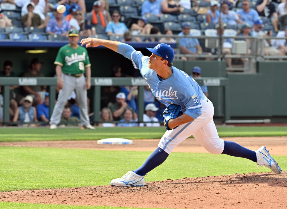 中職中信兄弟新洋投猛登（Daniel Joseph Mengden），具有6年大聯盟資歷。（Photo by Keith Gillett/Icon Sportswire via Getty Images）