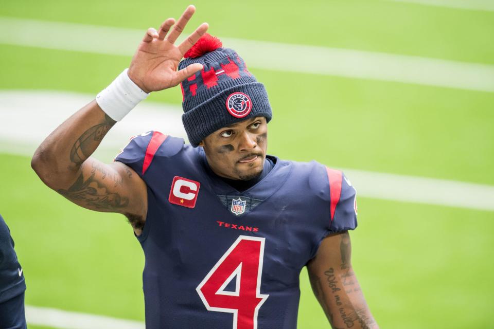 Deshaun Watson at NFL 2020 Game: Bengals vs Texans DEC 27