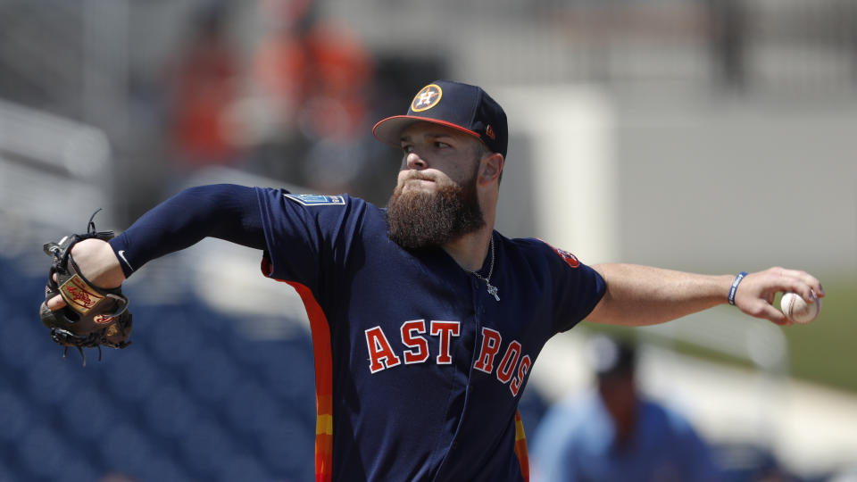 Dallas Keuchel says the 2018 Astros aren’t like the 2017 Cubs, but it’s up to the Astros to prove it. (AP Photo)