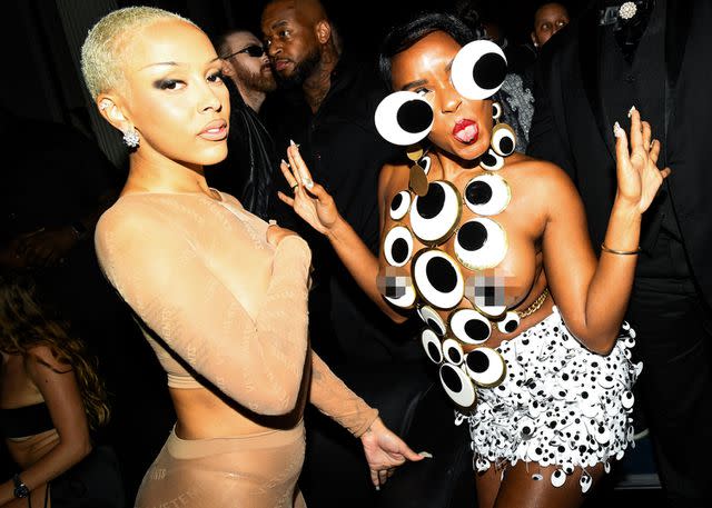 <p>Madison McGaw/BFA</p> (L-R) Doja Cat and Janelle Monae.