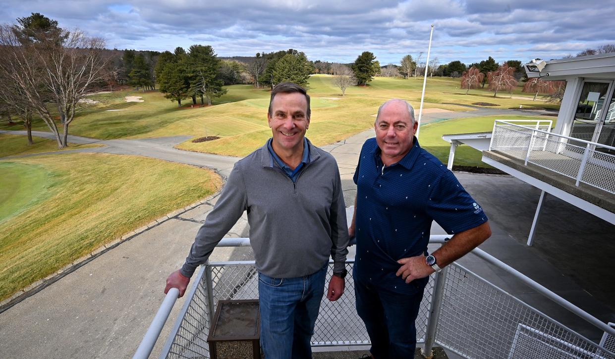 SUTTON - New Pleasant Valley Golf Course owners Jay Kunkel and Michael O'Brien.