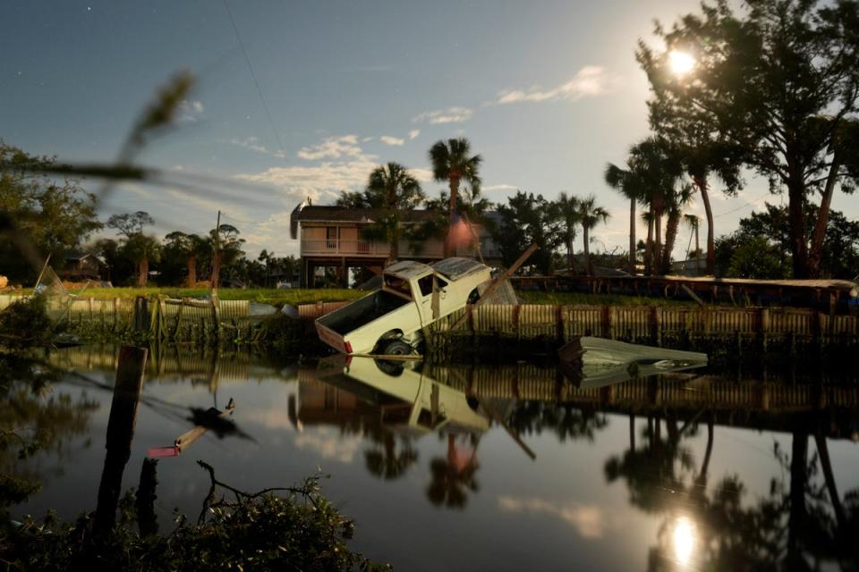 Idalia made landfall in Florida’s Big Bend as a Category 3 storm early Wednesday morning with wind speeds topping 125 mph (via REUTERS)