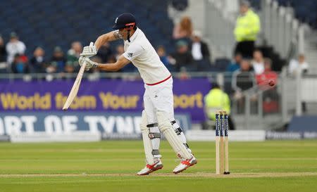 Britain Cricket - England v Sri Lanka - Second Test - Emirates Durham ICG - 27/5/16 England's Alastair Cook is out for 15 Action Images via Reuters / Jason Cairnduff