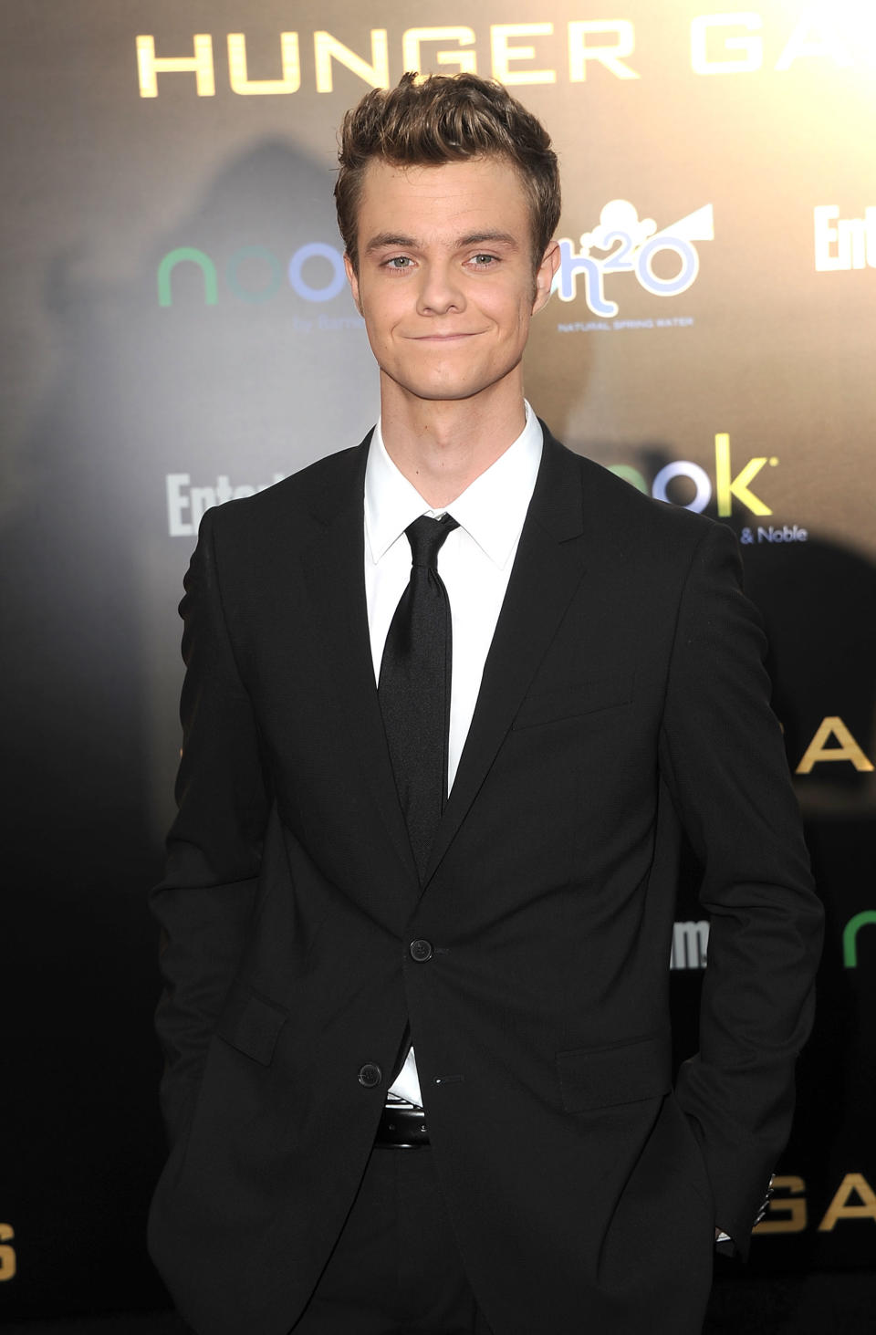 Jack Quaid brings a bit of Hollywood legacy to his role as Marvel, one of the tributes who competes in the Hunger Games. His parents are Meg Ryan and Dennis Quaid. The movie marks the feature film debut for the 19-year-old, currently a sophomore at the Experimental Theatre Wing at New York University’s Tisch School of Arts. (Jason Merritt/Getty Images)