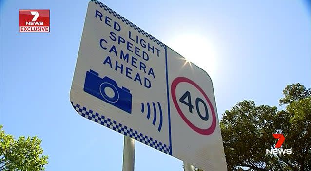 Across NSW, cameras earned well over $185 million last year. Source: 7 News