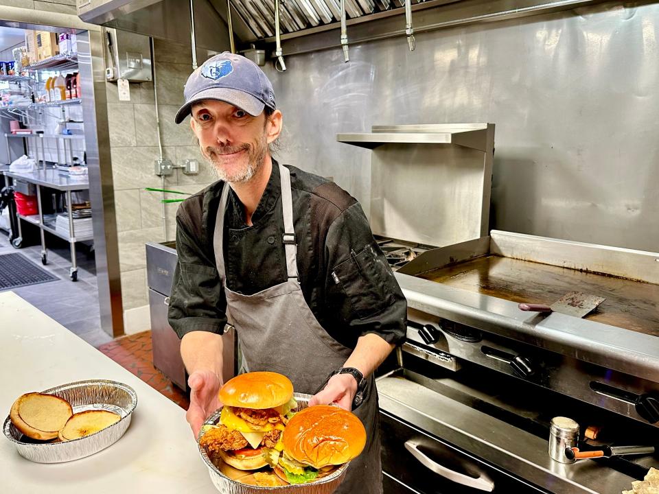 John Haley is the executive chef at Momma's bar and restaurant in Downtown Memphis.