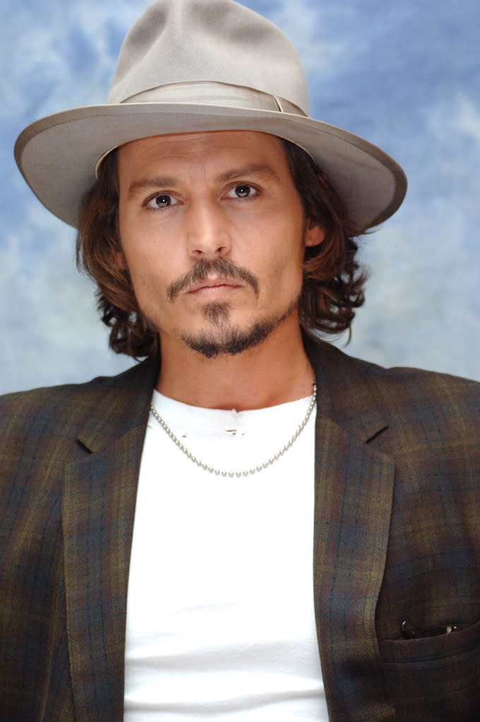 Johnny Depp Wears Hats 2011