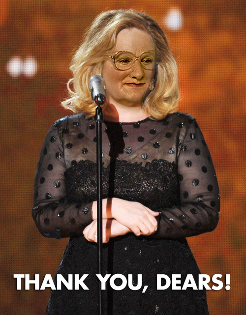 Ever Wonder What Adele Would Look Like as Mrs. Doubtfire?