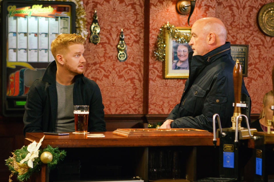 Friday, December 1: Gary struggles under the pressure of Phelan's blackmail