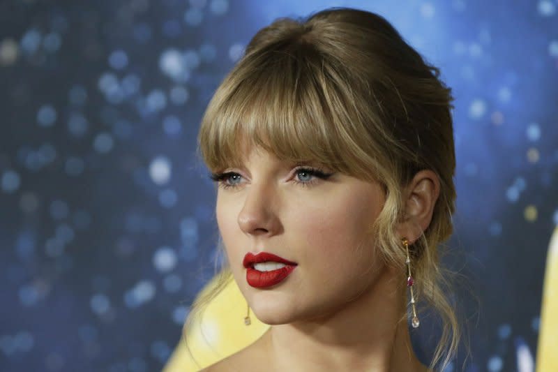 Taylor Swift attends the New York premiere of "Cats" in 2019. File Photo by John Angelillo/UPI
