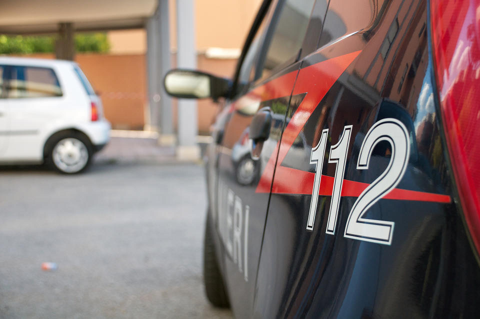 Carabinieri (Italian police force) car. Italy