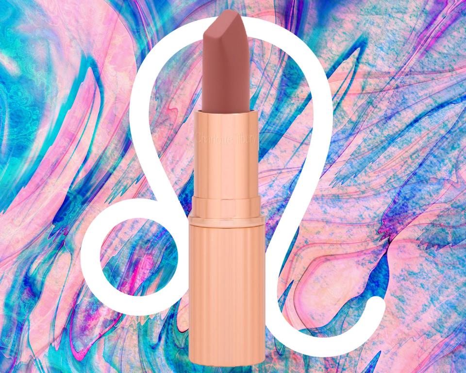 <h1 class="title">Leo: Charlotte Tilbury Matte Revolution Lipstick in Pillow Talk</h1><cite class="credit">Courtesy of brand / Rosemary Donahue</cite>