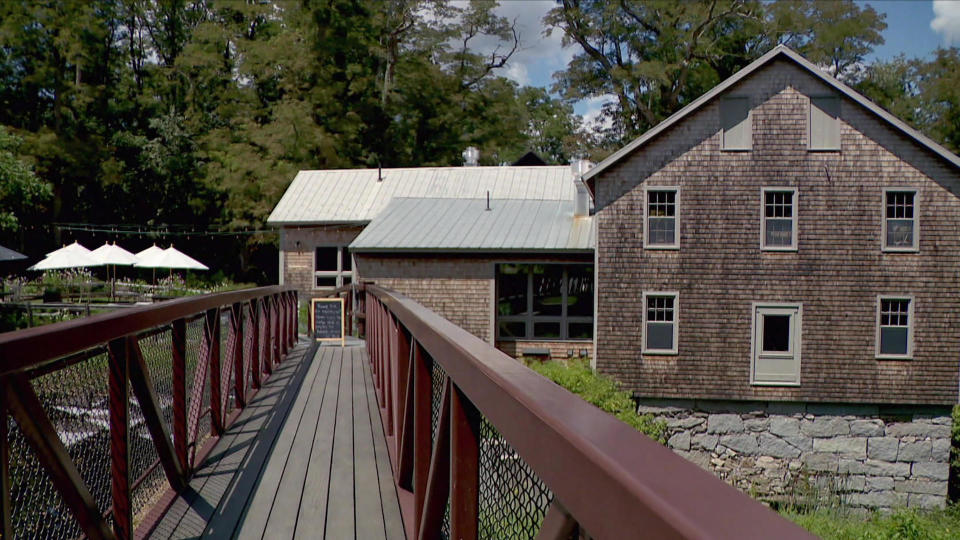 The Lost Kitchen, now serving inside an old mill in Freedom, Maine.  / Credit: CBS News