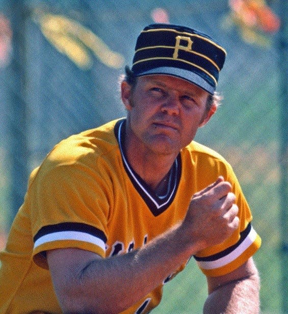 Milt May played 15 seasons of Major League Baseball for the Pirates, Giants, Detroit Tigers, Houston Astros, and Chicago White Sox.