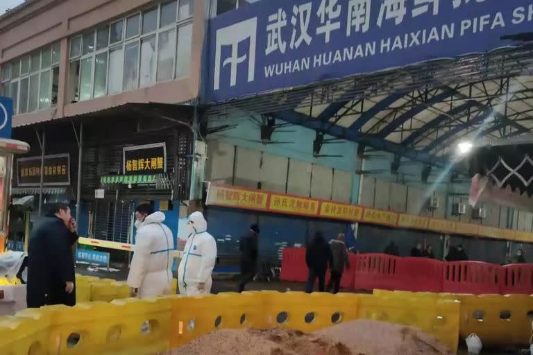 El origen del coronavirus fue a finales de 2019 en un mercado de pescados y mariscos en la ciudad china de Wuhan