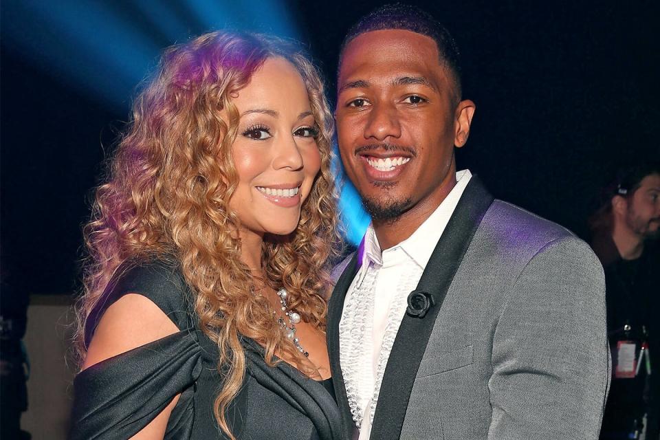 HOLLYWOOD, CA - NOVEMBER 17: Singer Mariah Carey and TeenNick Chairman and HALO Awards host Nick Cannon attend Nickelodeon's 2012 TeenNick HALO Awards at Hollywood Palladium on November 17, 2012 in Hollywood, California. The show premieres on Monday, November 19th, 8:00p.m. (ET) on Nick at Nite. (Photo by Christopher Polk/Getty Images For Nickelodeon)