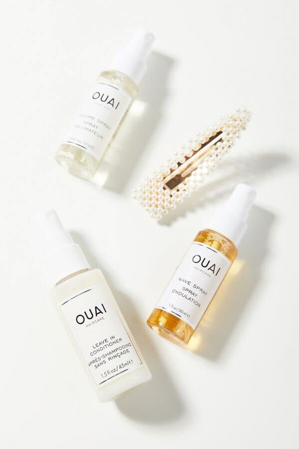 Cult-favorite Ouai is surely on your friend's beauty radar. This <a href="https://fave.co/2qE5rfo" target="_blank" rel="noopener noreferrer">hair care kit</a> includes a leave-in conditioner, volume spray, wave spray and a pearl clip.