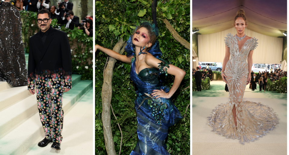 Dan Levy, Zendaya and JLo look amazing at the 2024 Met Gala. Credit: Getty Images 