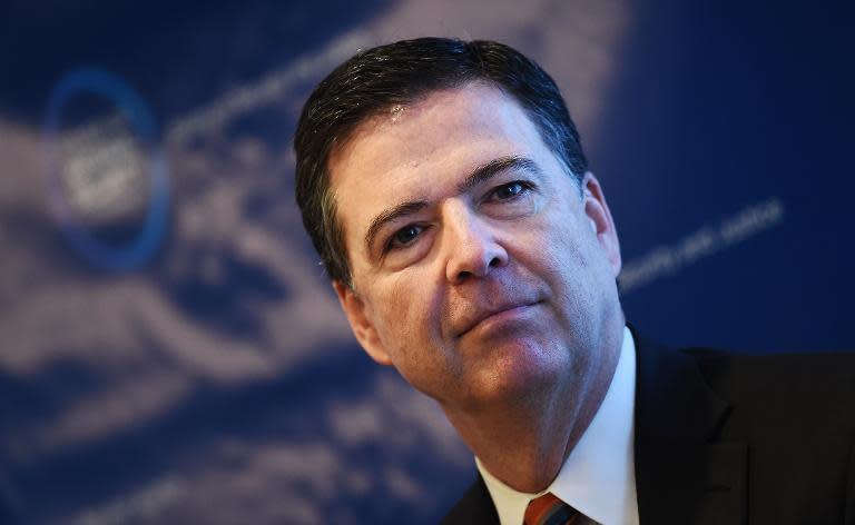 Federal Bureau of Investigation director James Comey in New York, on November 3, 2014