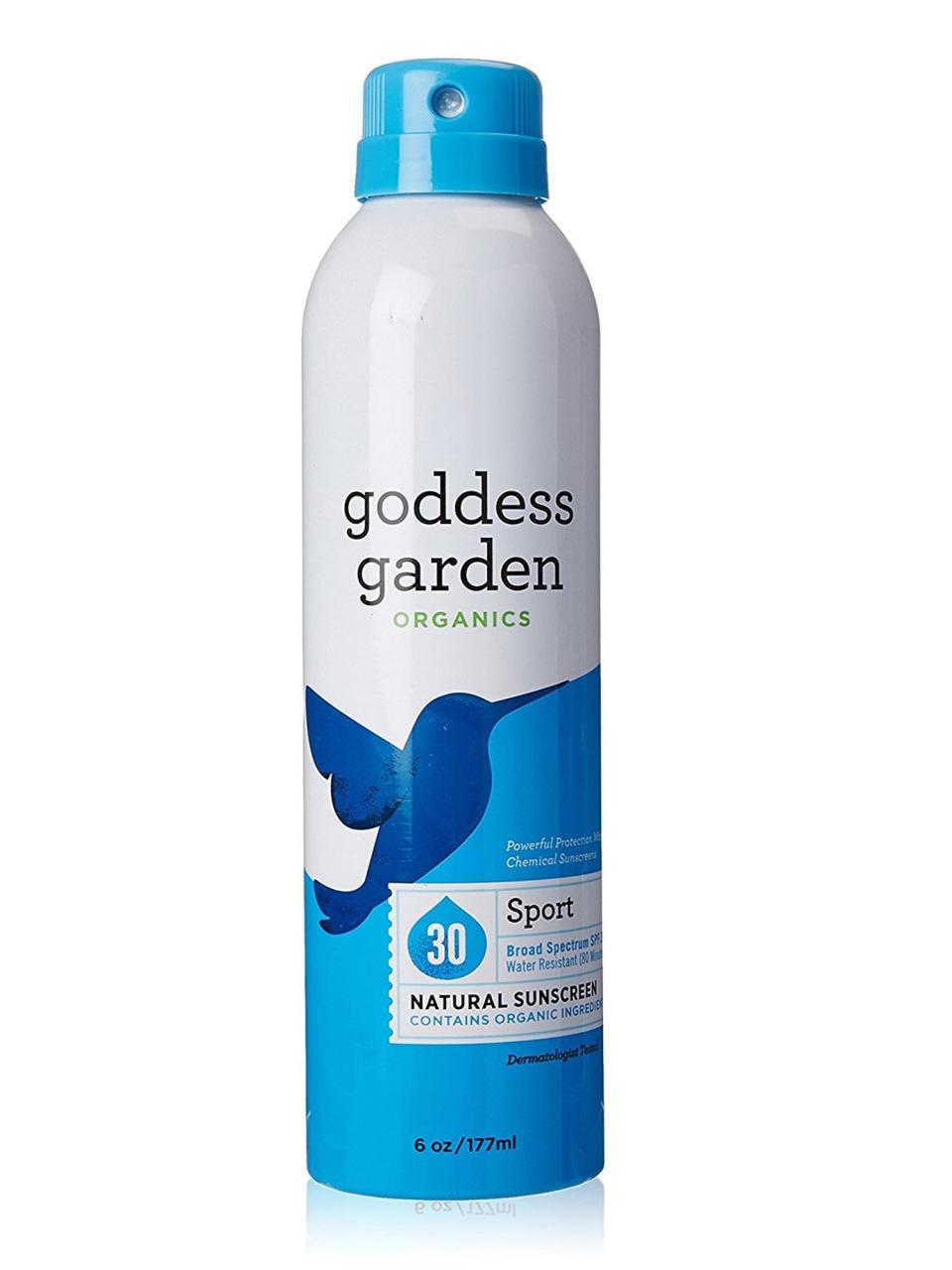 Goddess Garden Sport SPF 30 Natural Sunscreen Spray