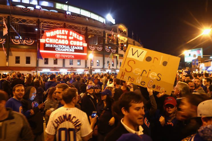 Getting tickets to a World Series game at Wrigley Field is going to cost you. (Getty Images/Dylan Buell)