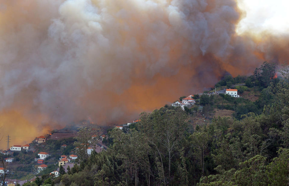 Wildfires ravage Portugal