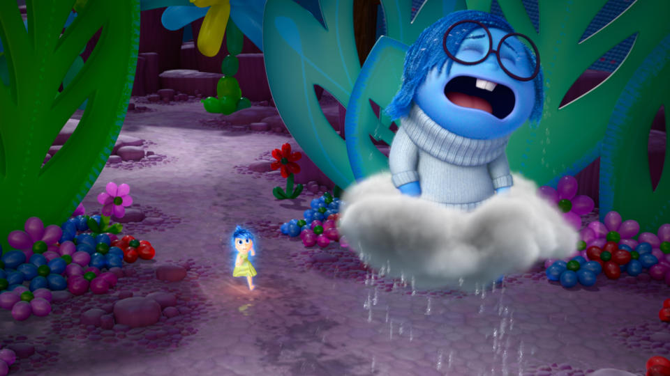 INSIDE OUT, from left: Joy (voice: Amy Poehler), Sadness (voice: Phyllis Smith), 2015. © Walt Disney Studios Motion Pictures / courtesy Everett Collection